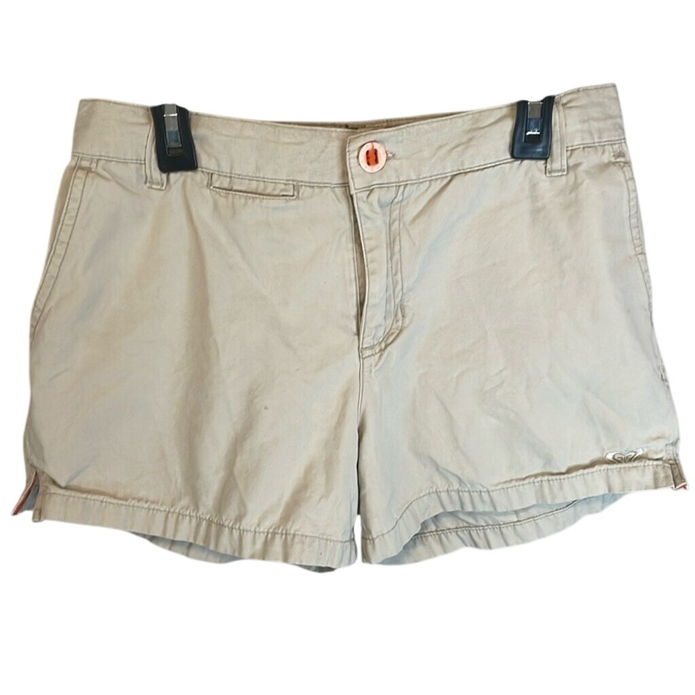 Roxy Womens Beige Khaki Shorts‎ Casual Everyday Outdoor Active